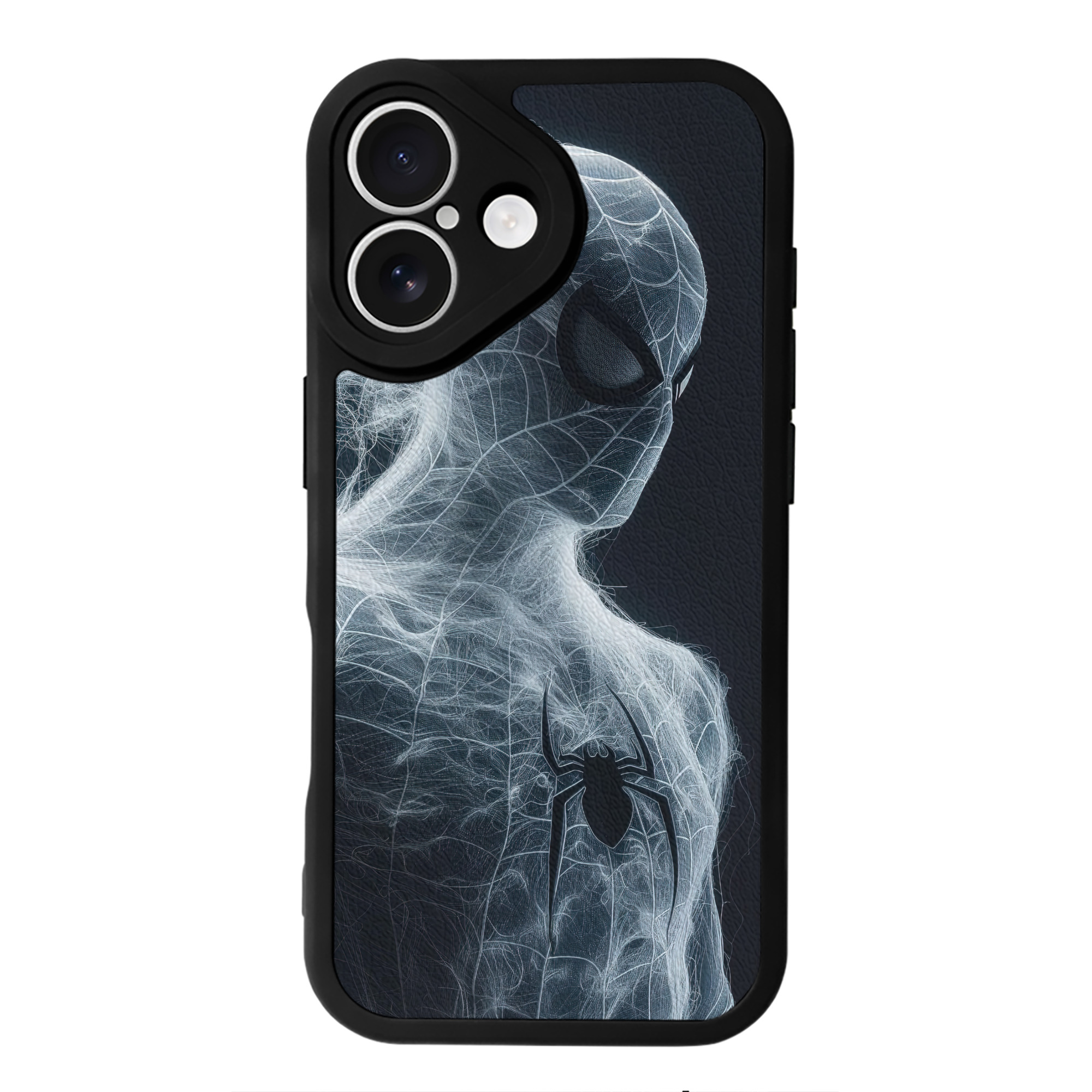 （画像用） Spider Man スパイダーマン 【iPhone 16シリーズ対応】シリコンスマホケース（レザー調） 材質：シリコン